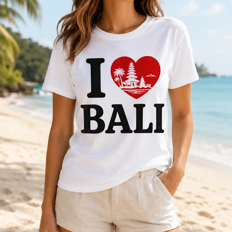 I Love Bali T-Shirt gallery