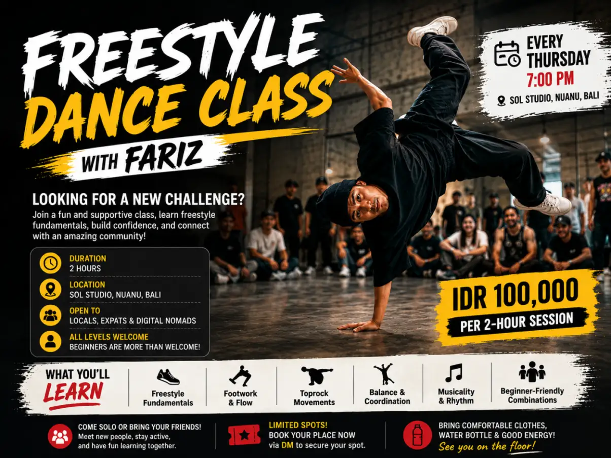 Freestyle Dance Class with Fariz